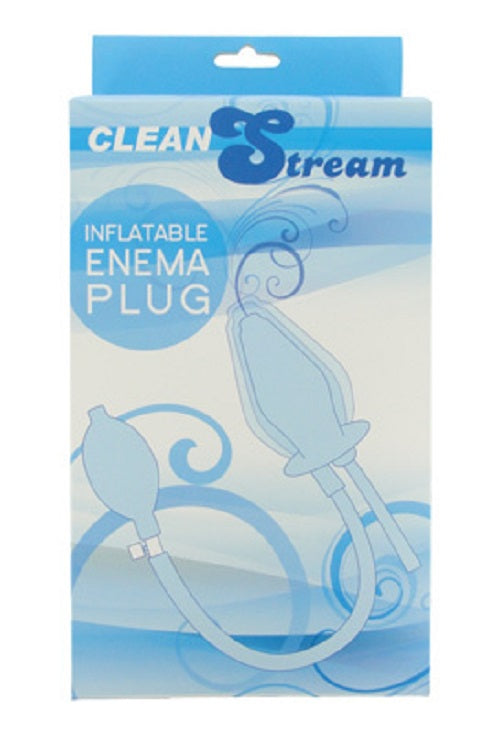 CleanStream Inflatable Enema Plug Silicone Black