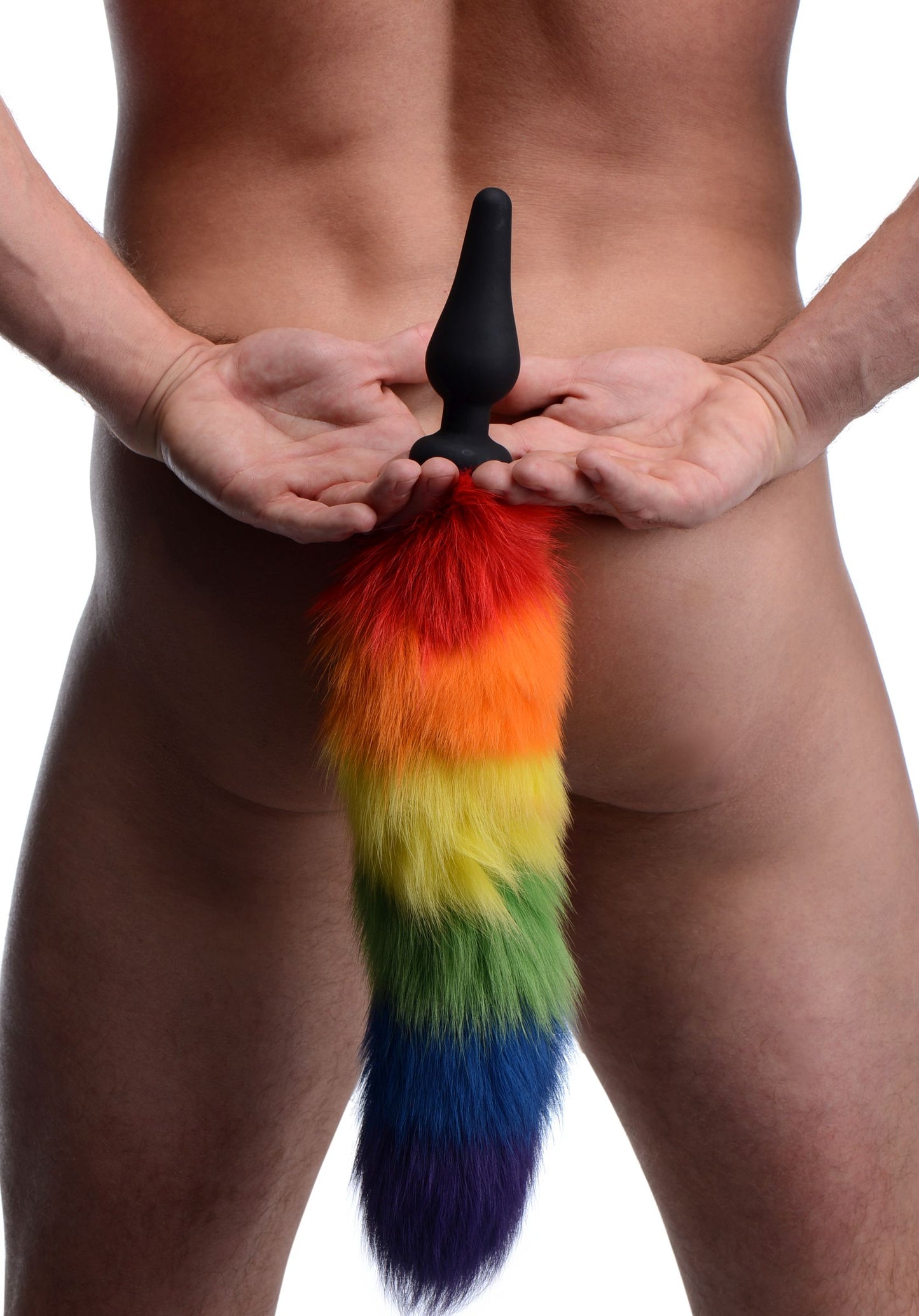 Tailz Rainbow Tail Silicone Butt Plug