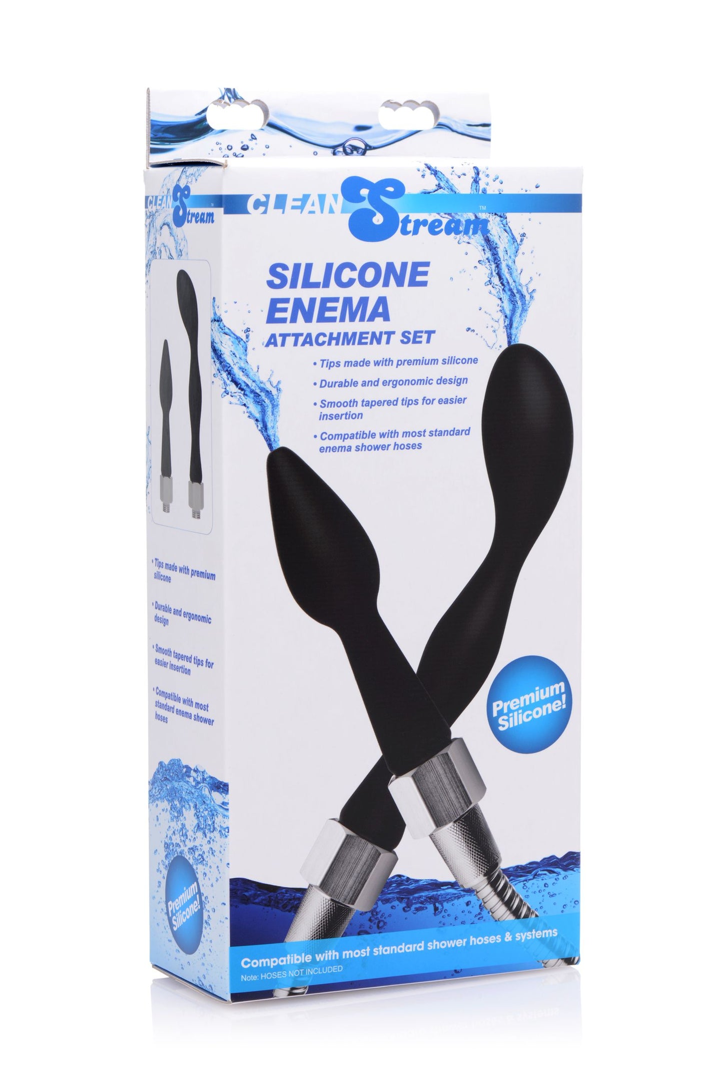 CleanStream Silicone Enema Attachment Set