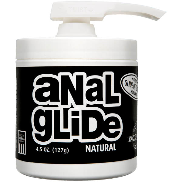 Doc Johnson's Anal Glide Petroleum Based Lubricant 127g Pump Bottle