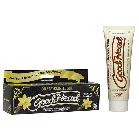 Doc Johnson GoodHead Oral Delight Gel - French Vanilla 113g