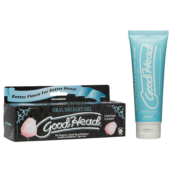 Doc Johnson GoodHead Oral Delight Gel - Cotton Candy 113g