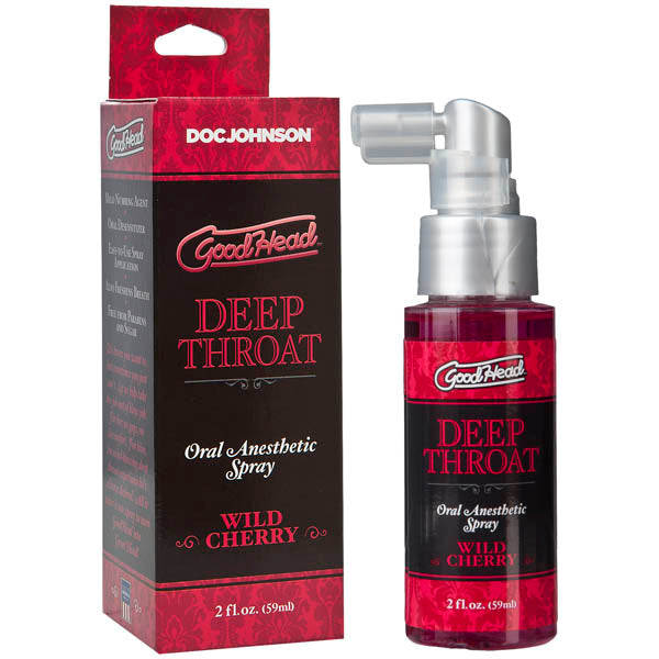 Doc Johnson GoodHead Deep Throat Spray Wild Cherry 59ml