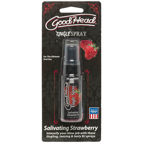 Doc Johnson GoodHead Tingle Spray Salivating Strawberry 29ml