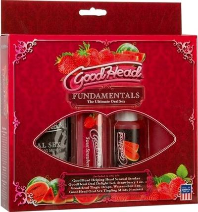 Doc Johnson GoodHead Fundamentals Kit - The Ultimate Oral Sex Kit