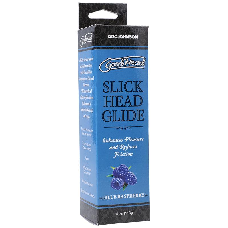 Doc Johnson GoodHead Slick Head Glide Blue Raspberry Lubricant 120ml