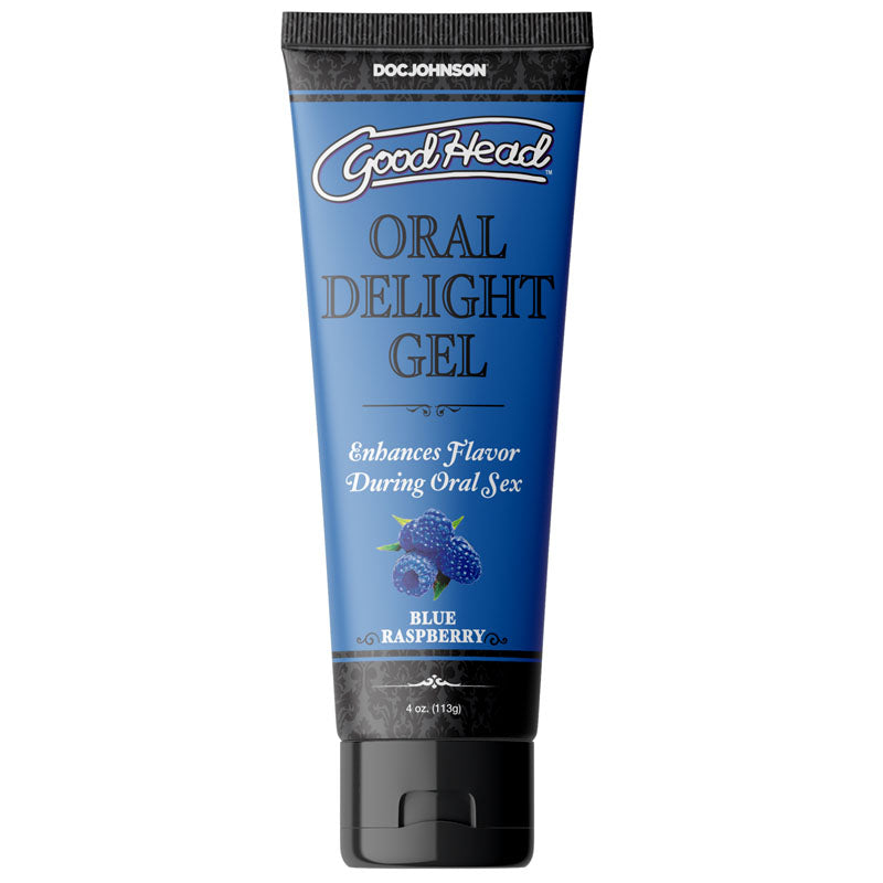 Doc Johnson GoodHead Oral Delight Gel - Blue Raspberry 113g