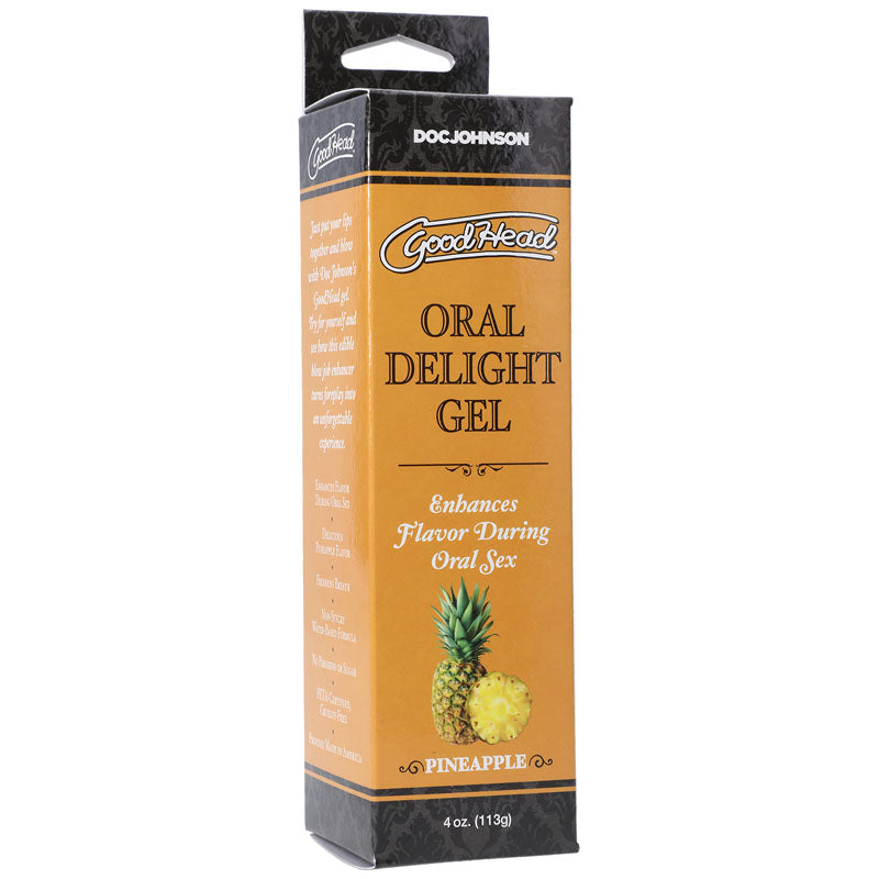 Doc Johnson GoodHead Oral Delight Gel - Pineapple 113g