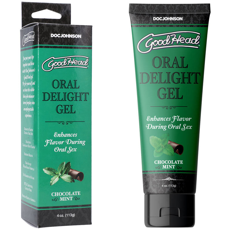 Doc Johnson GoodHead Oral Delight Gel - Chocolate Mint 113g