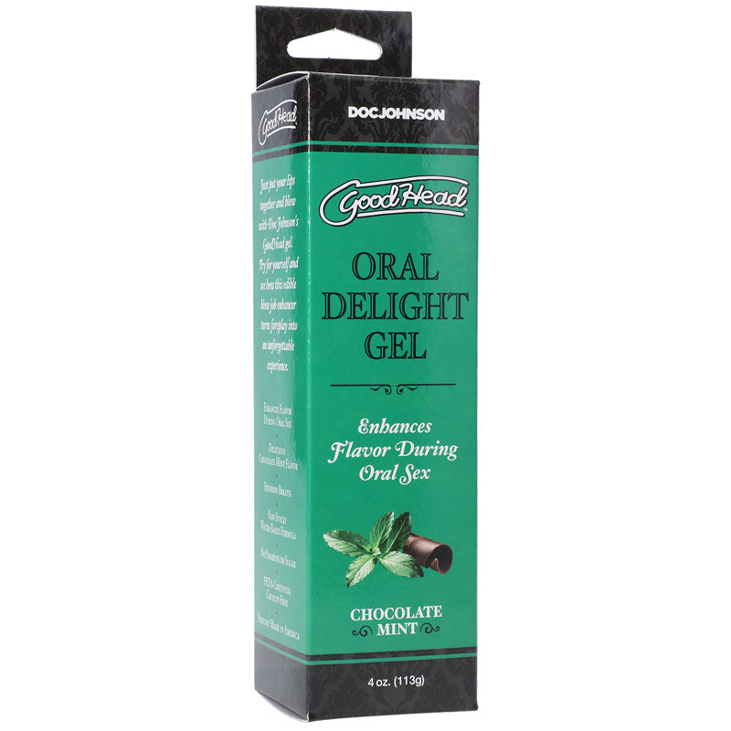 Doc Johnson GoodHead Oral Delight Gel - Chocolate Mint 113g