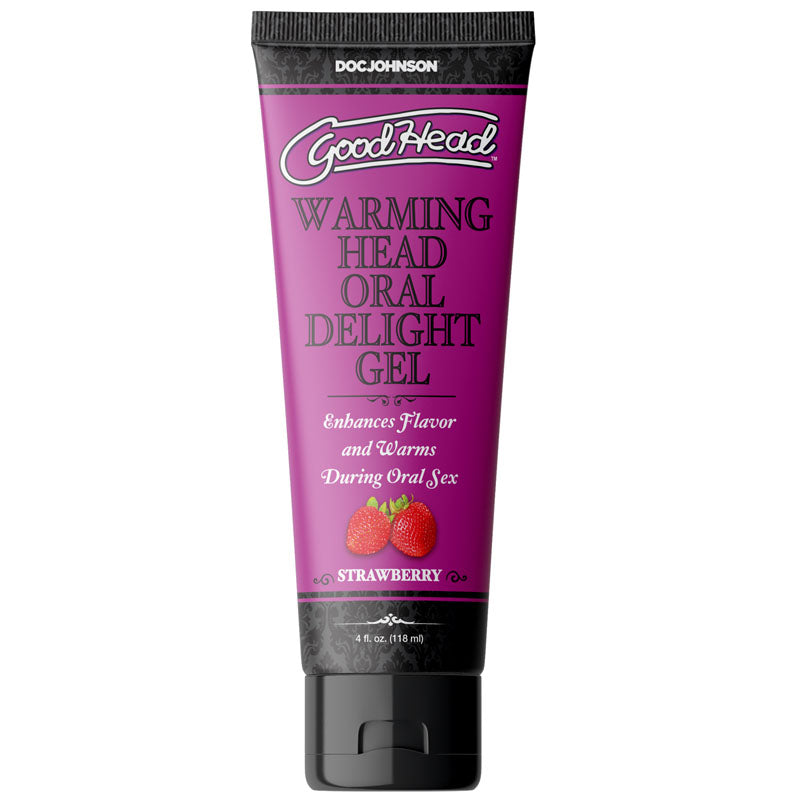 Doc Johnson GoodHead Warming Head Oral Delight Gel - Strawberry 118ml