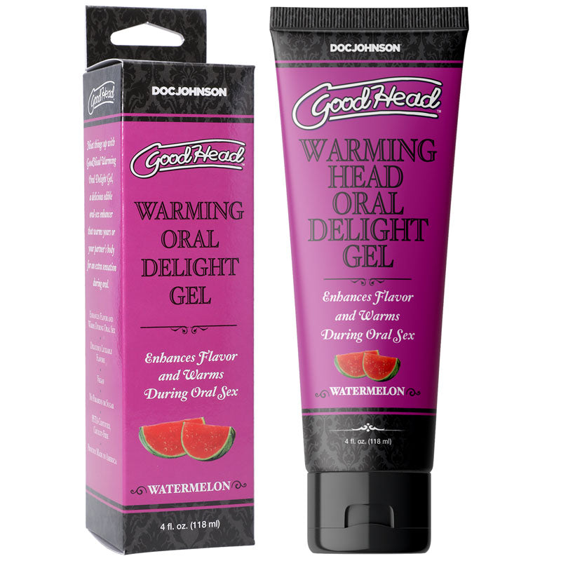 Doc Johnson GoodHead Warming Head Oral Delight Gel - Watermelon 118ml