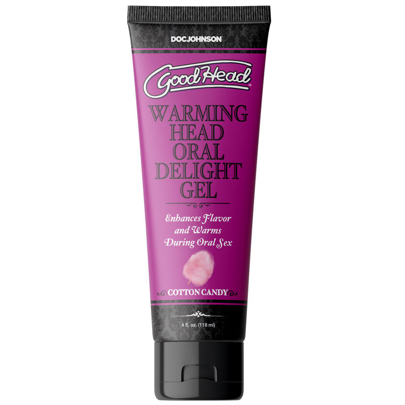 Doc Johnson GoodHead Warming Head Oral Delight Gel - Cotton Candy 118ml