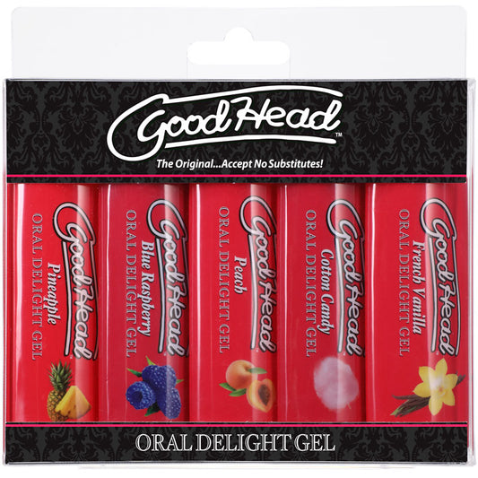 Doc Johnson GoodHead Oral Delight Gel - 5x29ml - 5 Pack