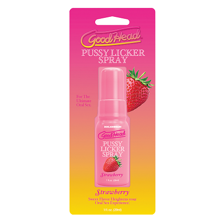 Doc Johnson GoodHead Pussy Licker Spray Strawberry 29ml