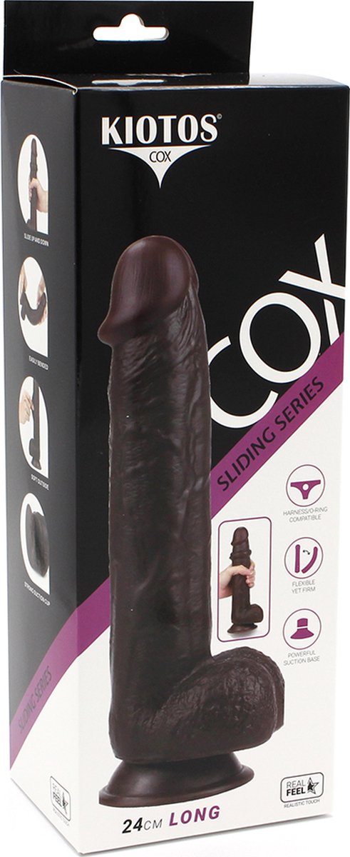 O-Products | Kiotos Cox Sliding Skin Dildo 24cm Black