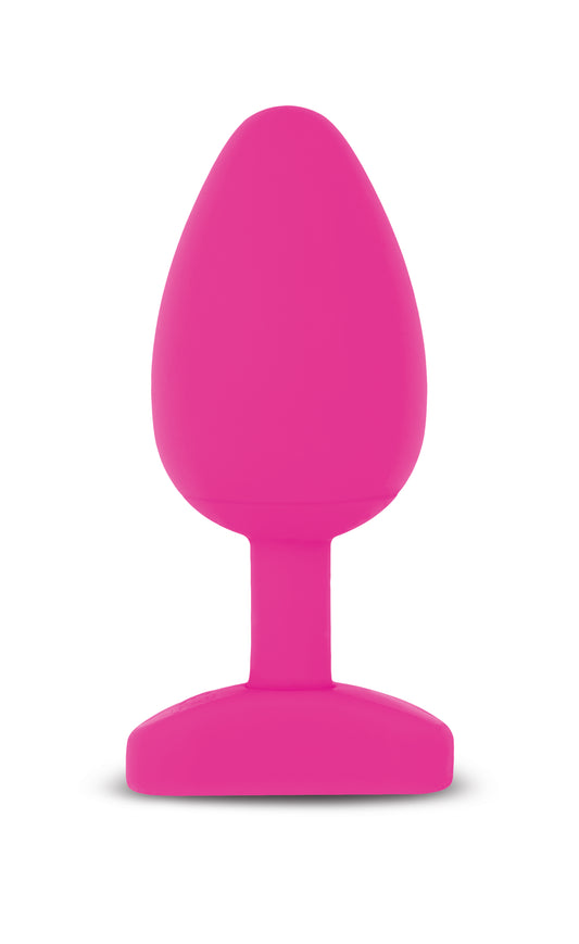 Gvibe Gplug Large Bioskin Sweet Raspberry - Anal Butt Plug Vibrator