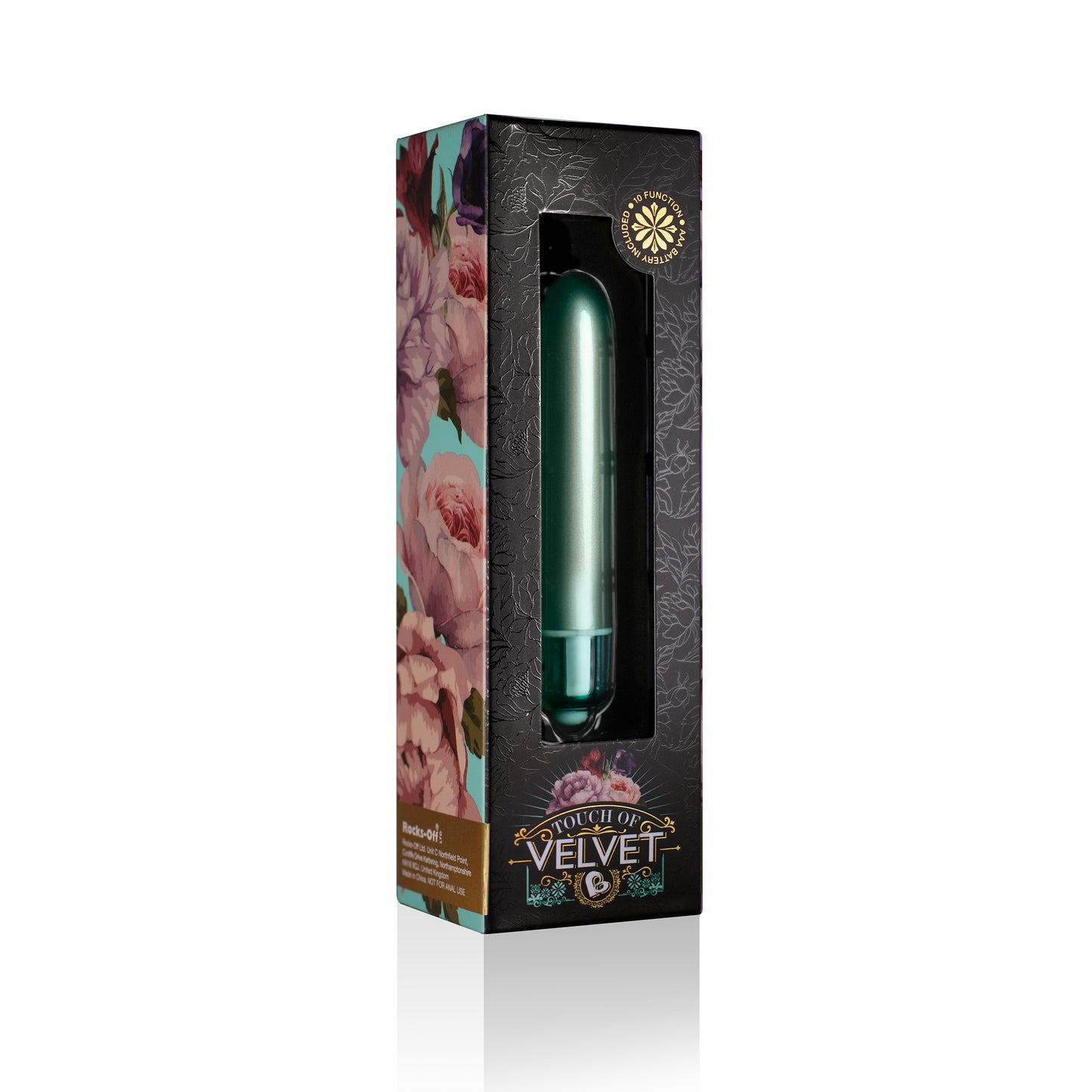 Rocks Off RO-90 Touch of Velvet Aqua Lily Bullet Vibrator