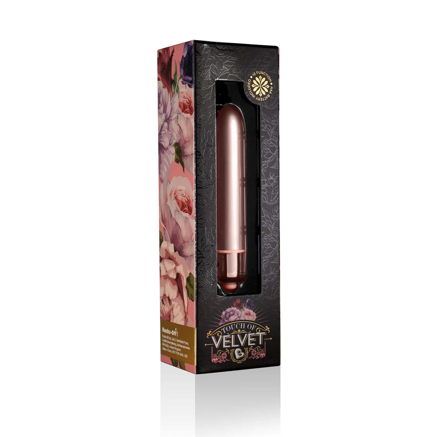 Rocks Off RO-90 Touch of Velvet Rose Blush Bullet Vibrator