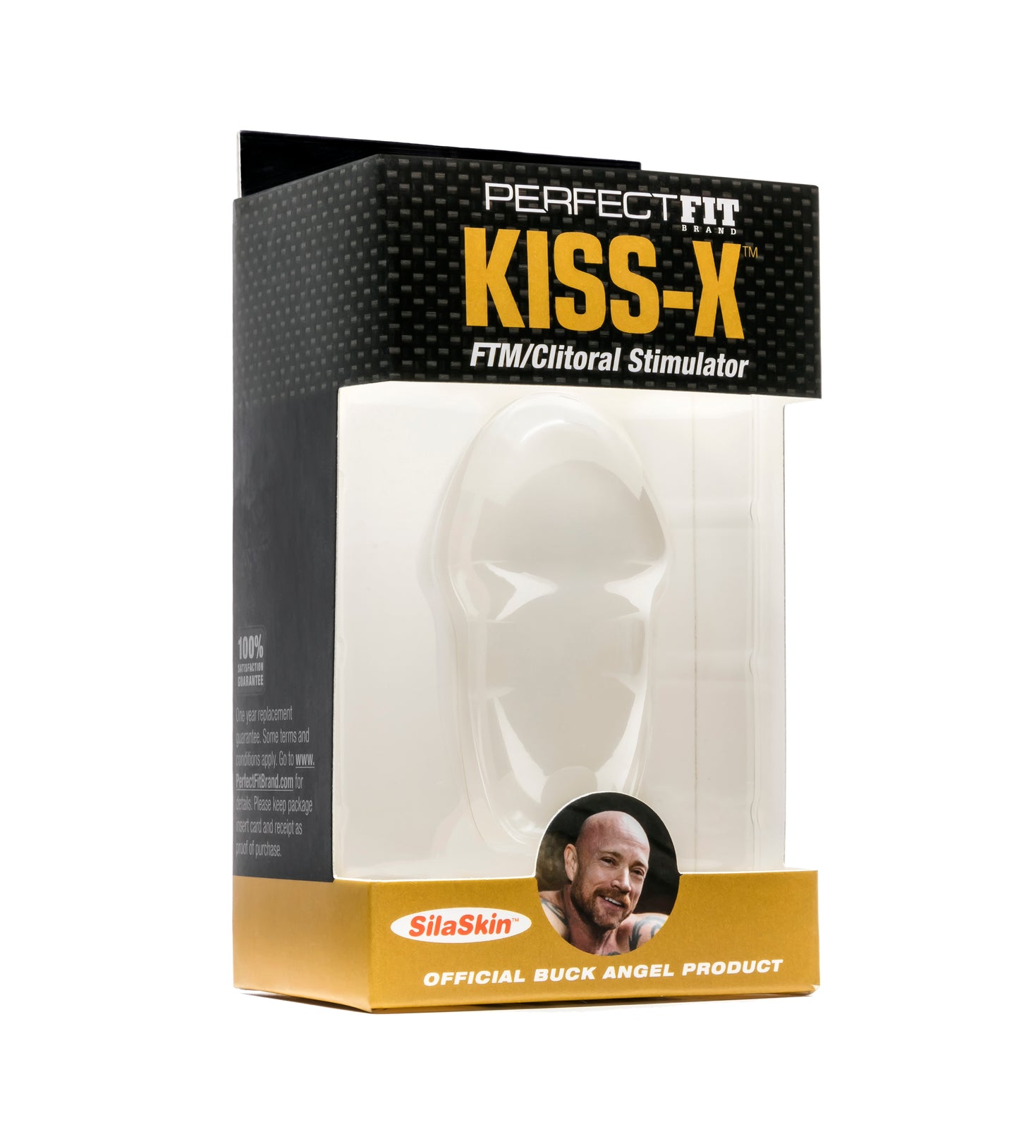 PerfectFit Buck Angel KissX FTM Clitoral Stimulator Clear