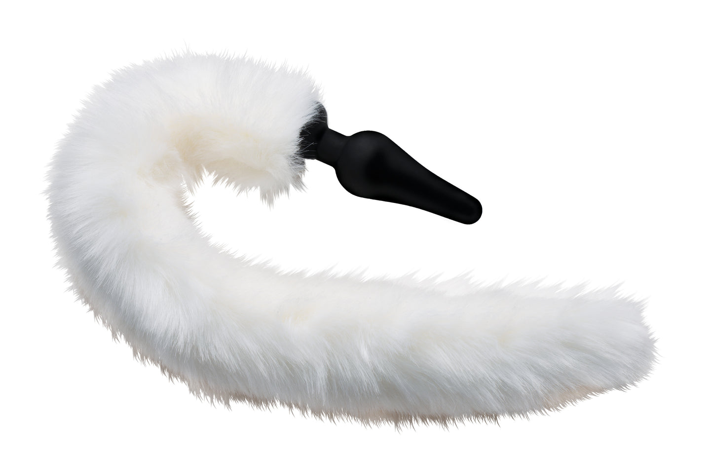 Tailz Anal Plug and Ears Set White Fox Tail