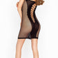 Passion Lingerie Dress Translucent With Open Sides Black Size OS