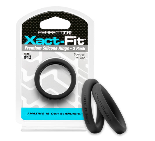 PerfectFit Xact-Fit #13 1.3" Premium Silicone Rings - 2 Pack