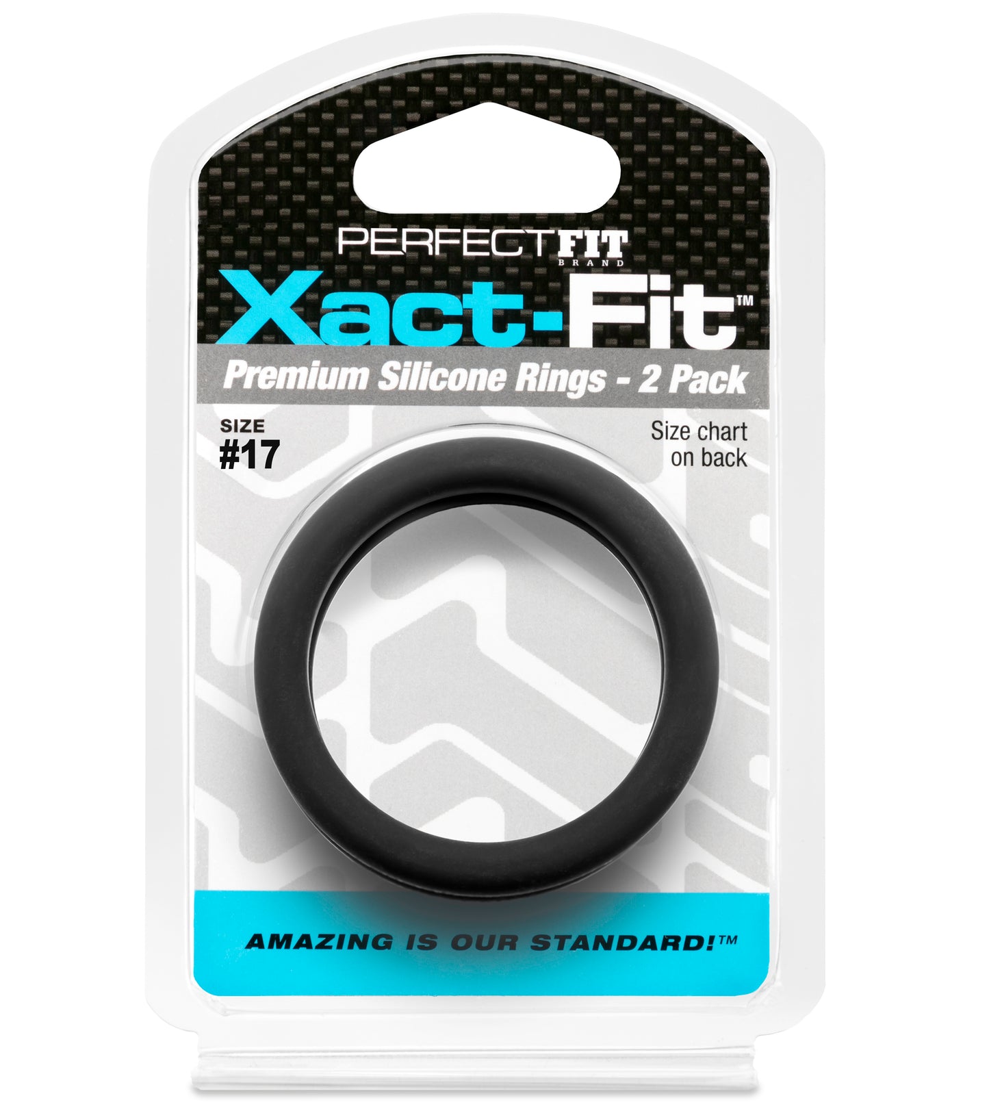 PerfectFit Xact-Fit #17 1.7" Premium Silicone Rings - 2 Pack