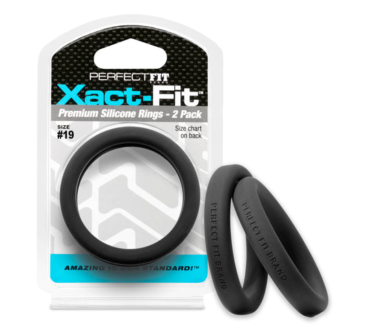 PerfectFit Xact-Fit #19 1.9" Premium Silicone Rings - 2 Pack