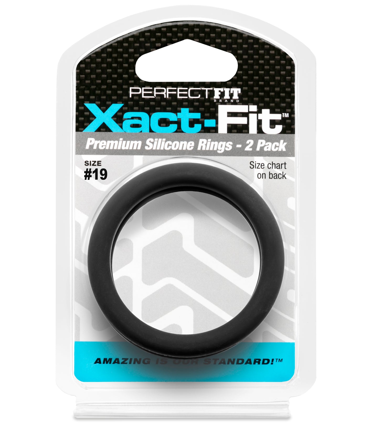 PerfectFit Xact-Fit #19 1.9" Premium Silicone Rings - 2 Pack