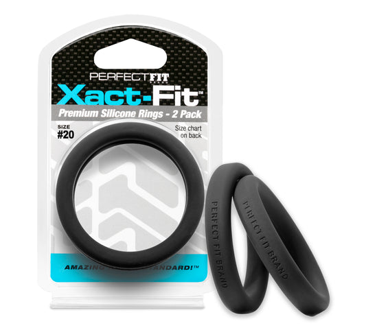 PerfectFit Xact-Fit #20 2" Premium Silicone Rings - 2 Pack