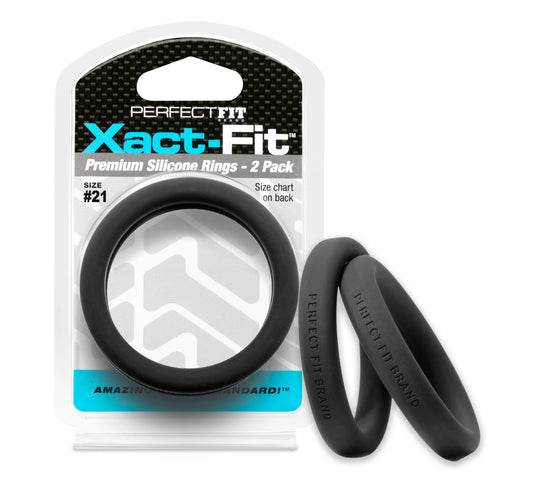 PerfectFit Xact-Fit #21 2.1" Premium Silicone Rings - 2 Pack