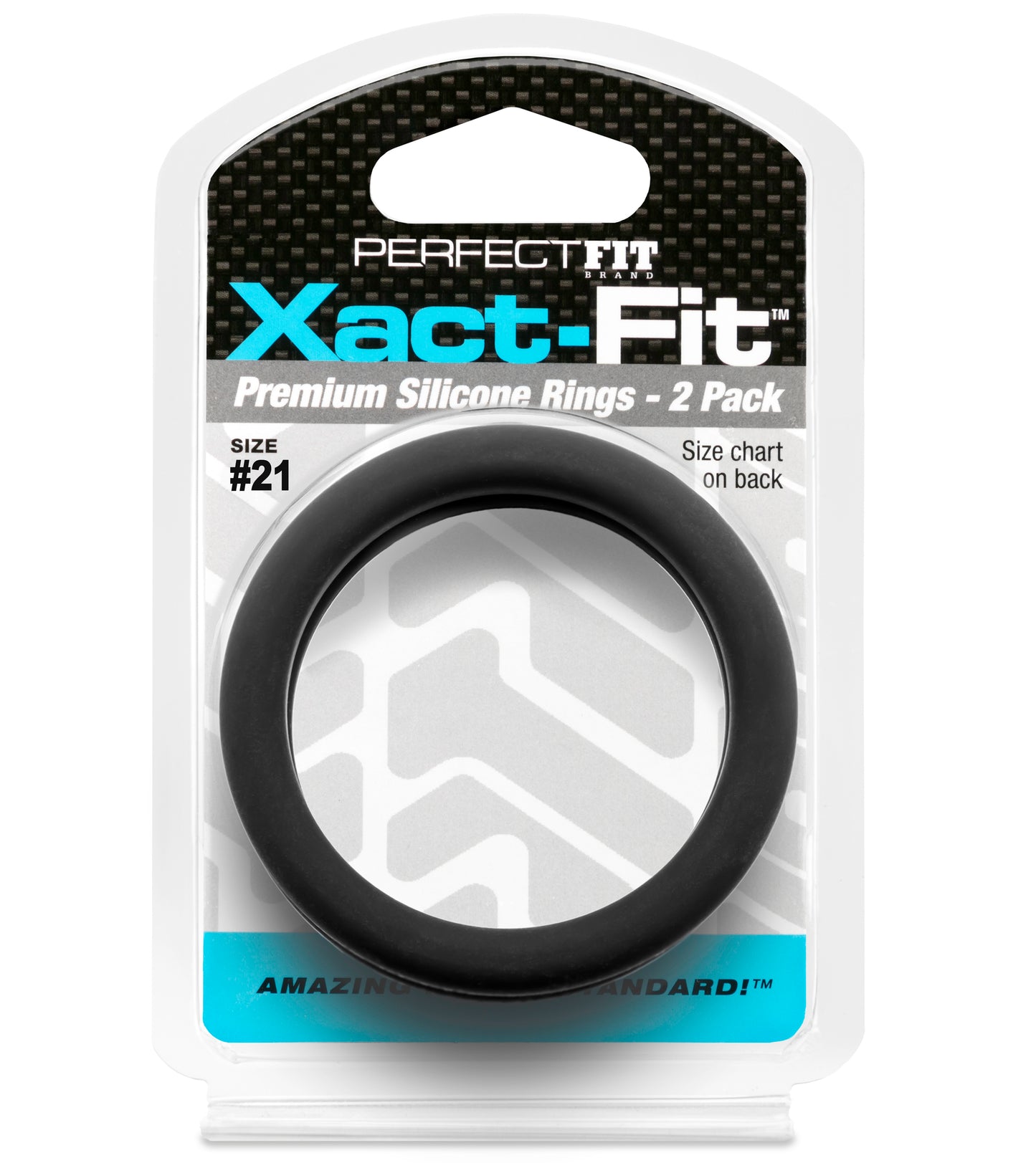 PerfectFit Xact-Fit #21 2.1" Premium Silicone Rings - 2 Pack