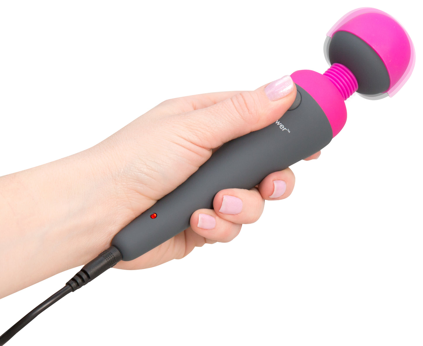 PalmPower Massage Wand Vibrator Pink