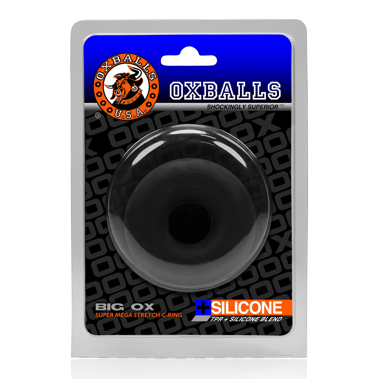 OXBalls Big Ox Cockring Cock Ring Black Ice