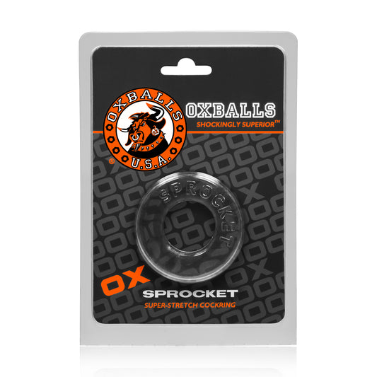 OxBalls Sprocket Cockring Cock Ring Clear