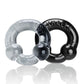 OxBalls ULTRABALLS 2-Pack Nodule Pressure Cockrings Black And Clear