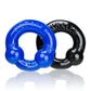 OxBalls ULTRABALLS 2-Pack Nodule Pressure Cockrings Black And Police Blue