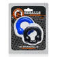 OxBalls ULTRABALLS 2-Pack Nodule Pressure Cockrings Black And Police Blue