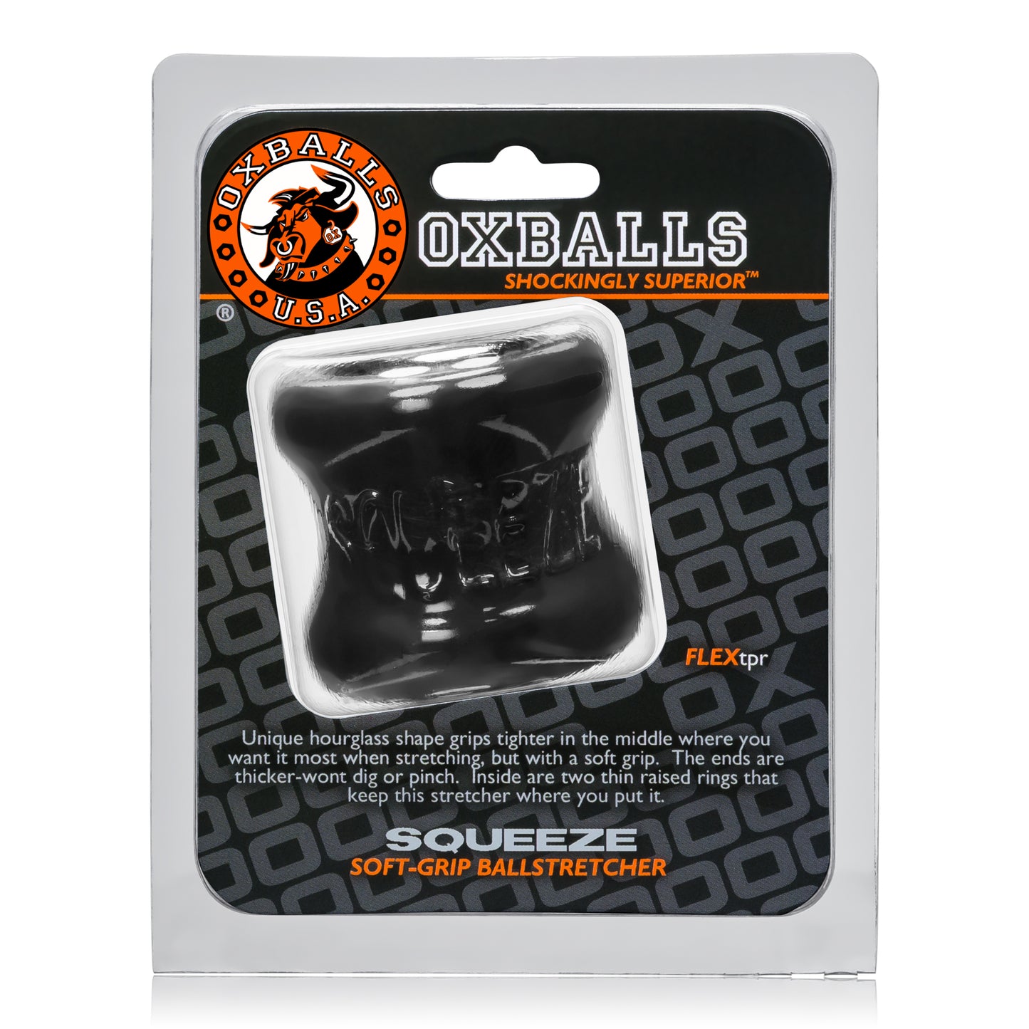 OxBalls Squeeze Ball Stretcher Black