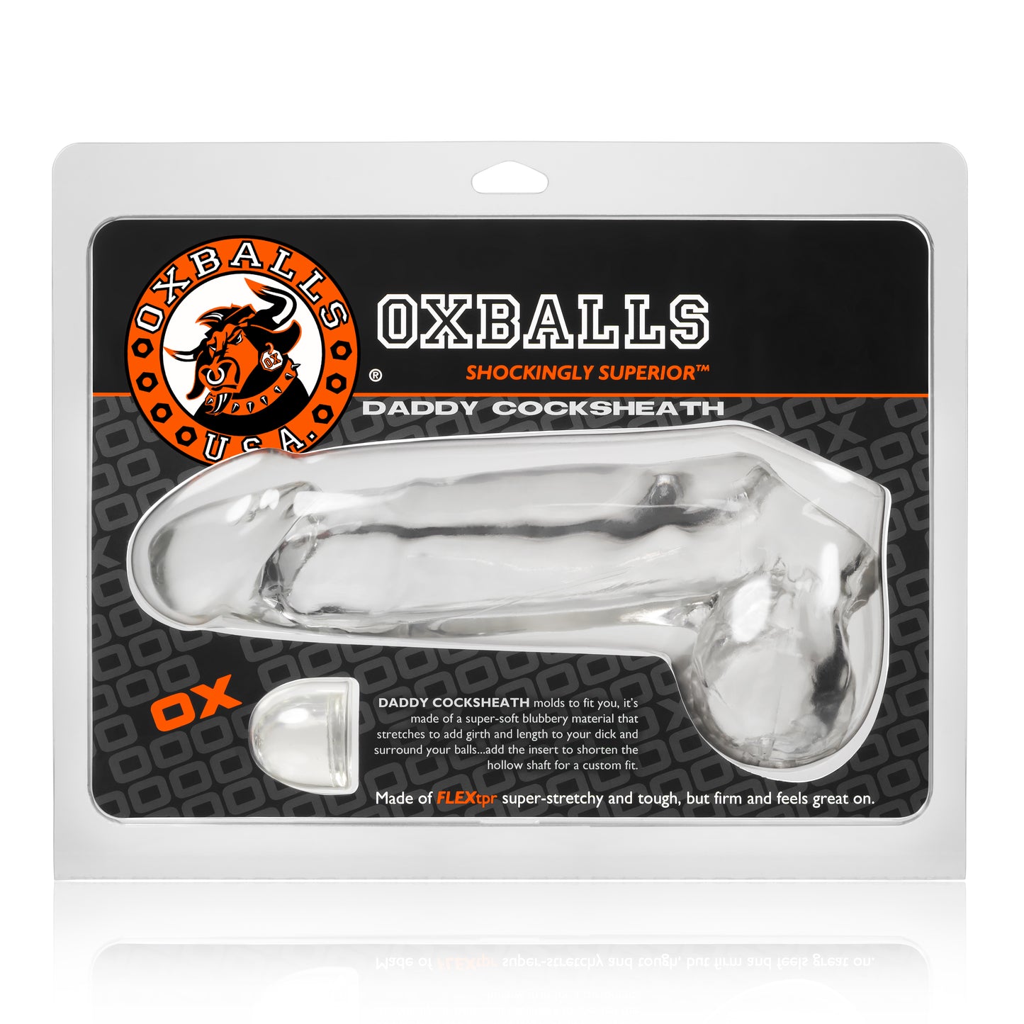 OxBalls Daddy Cocksheath w Balls Clear