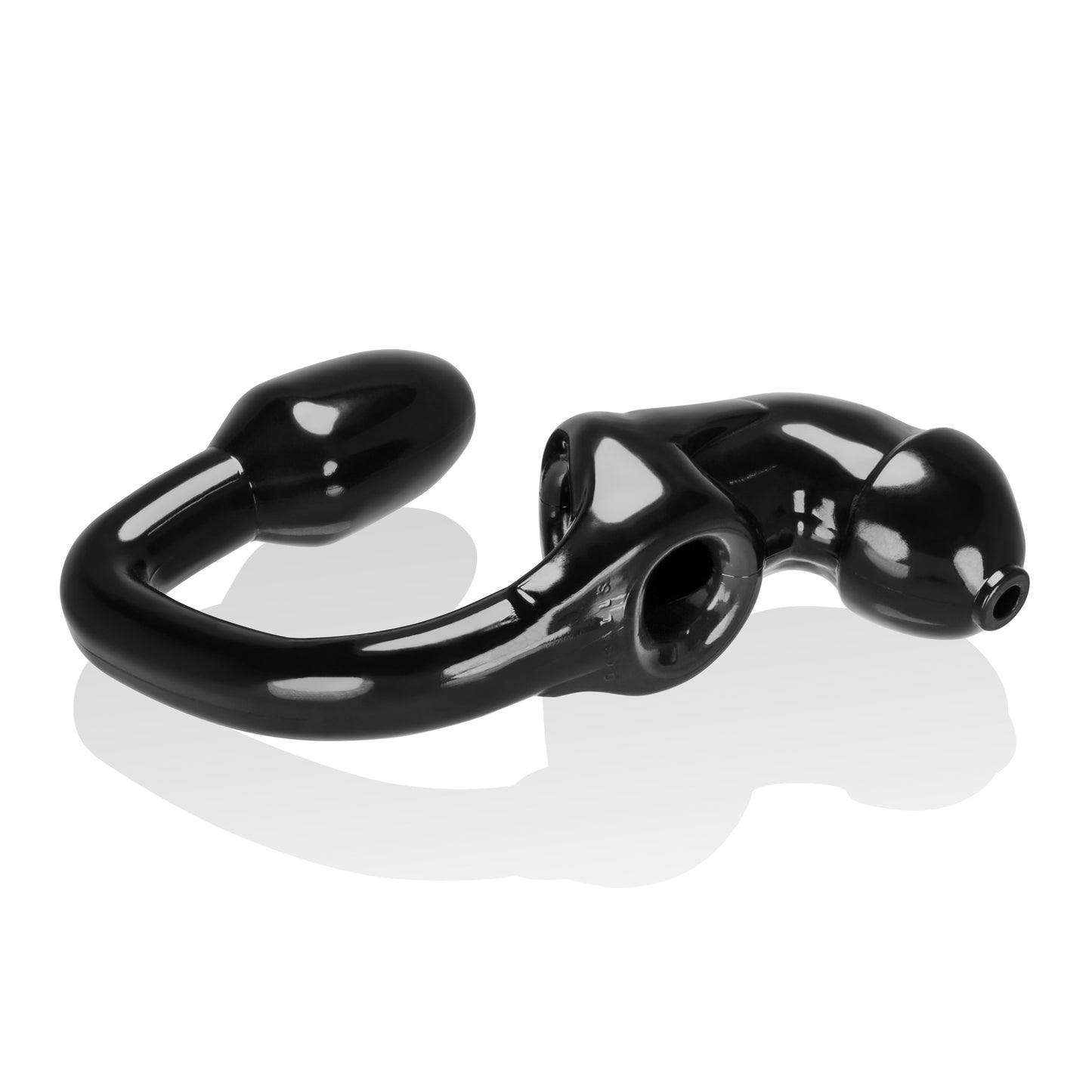 OxBalls Tailpipe Asslock And Chastity Cocklock Black