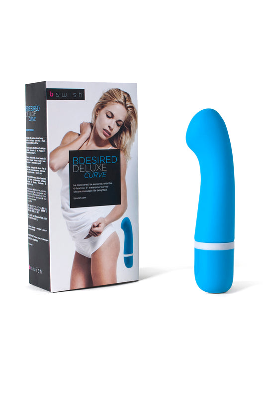 B Swish Bswish Bdesired Deluxe Curve Blue Lagoon Massager Vibrator