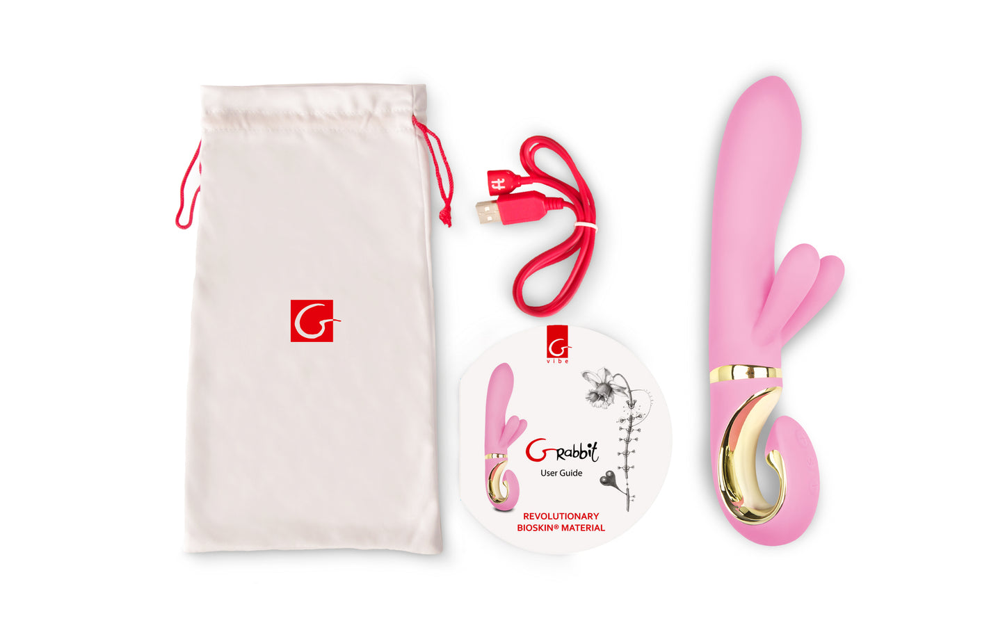 Gvibe Grabbit G-Rabbit Candy Pink Vibrator