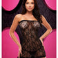 Lapdance Lingerie Lace Mini Dress Cleo Black Size OS One Size