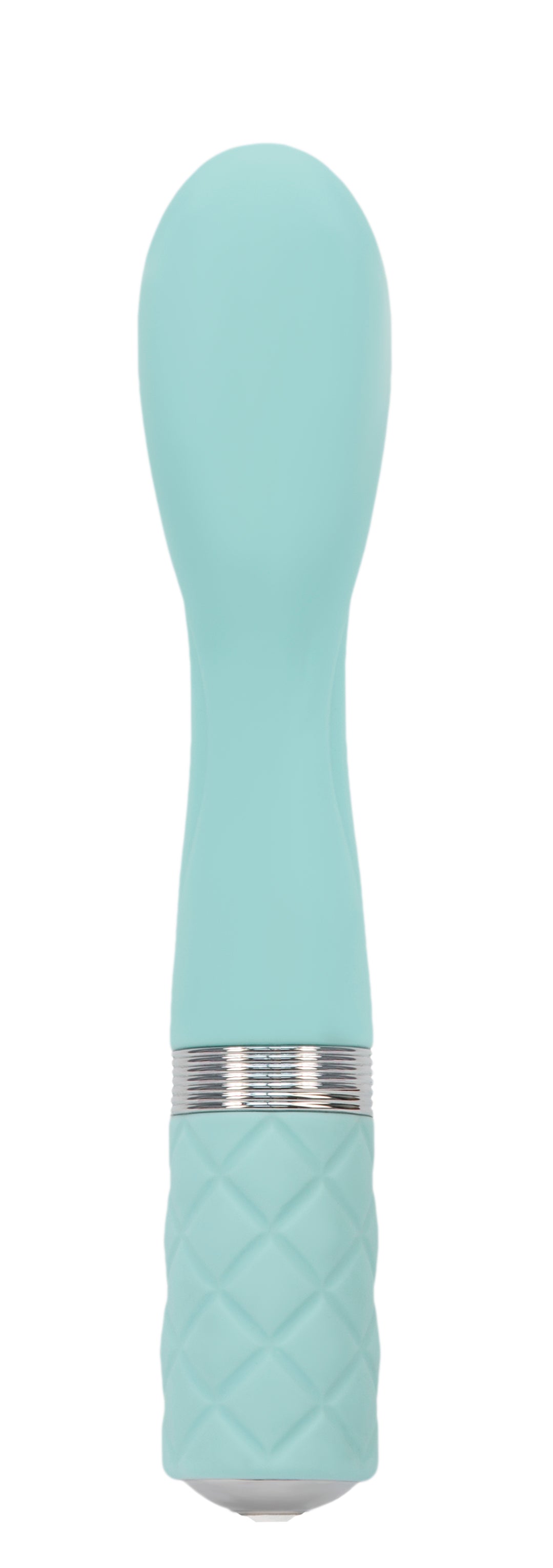 Pillow Talk Sassy Pink G-Spot Massager w Swarovski Crystal - Teal