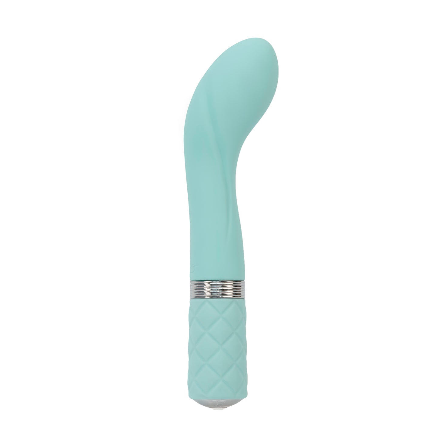 Pillow Talk Sassy Pink G-Spot Massager w Swarovski Crystal - Teal