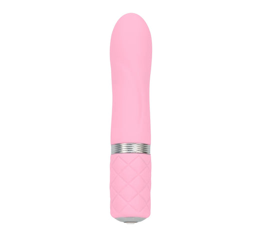 Pillow Talk Flirty Mini Massager PowerBullet Vibrator w Swarovski Crystal - Pink