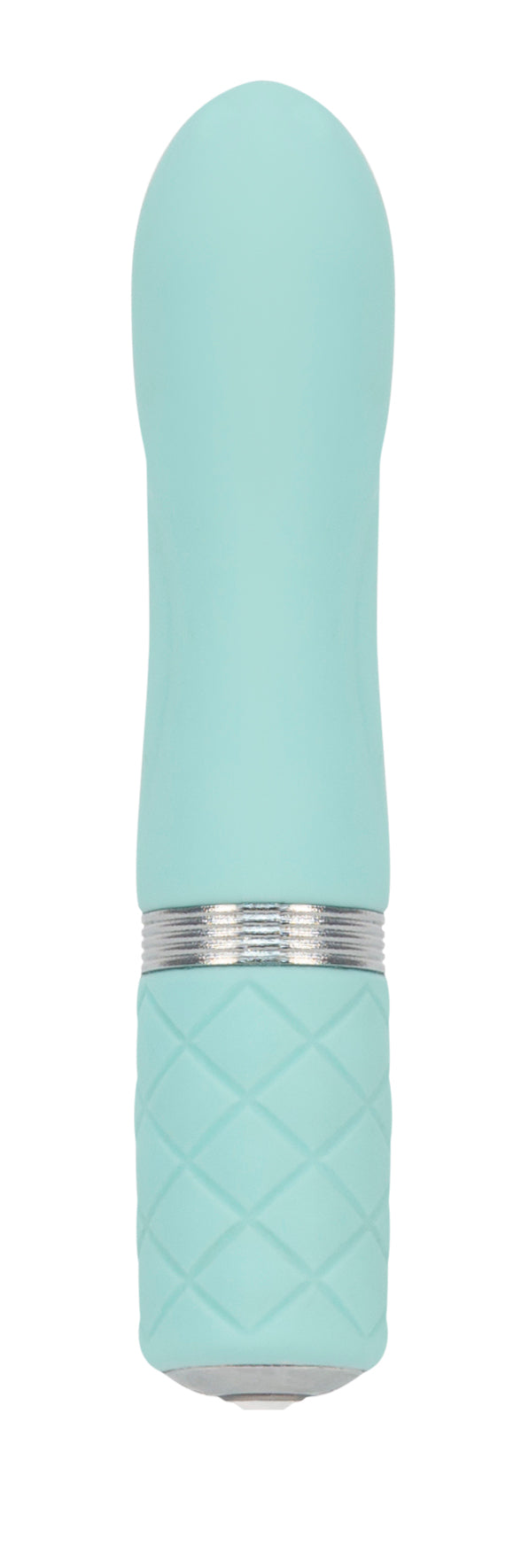 Pillow Talk Flirty Mini Massager PowerBullet Vibrator w Swarovski Crystal - Teal