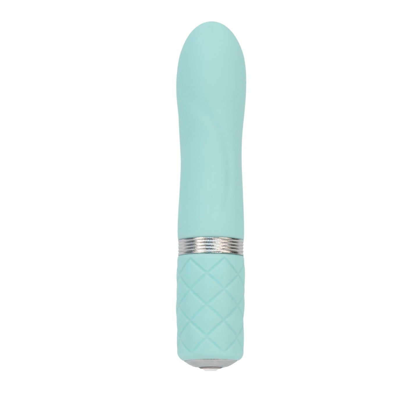 Pillow Talk Flirty Mini Massager PowerBullet Vibrator w Swarovski Crystal - Teal